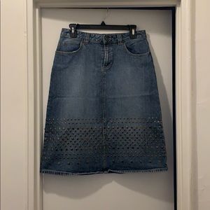 Michael kors jeans skirt